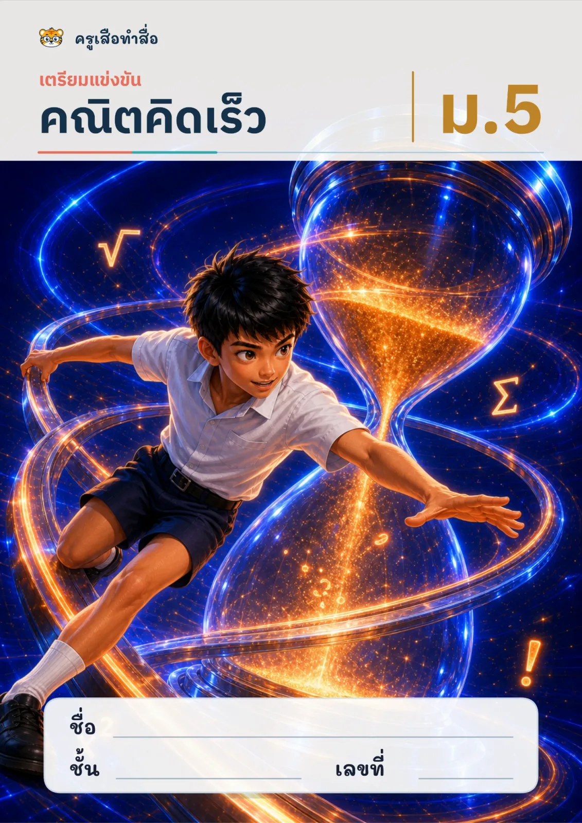 หน้าปก คณิตคิดเร็ว: เตรียมแข่งขัน ม.5