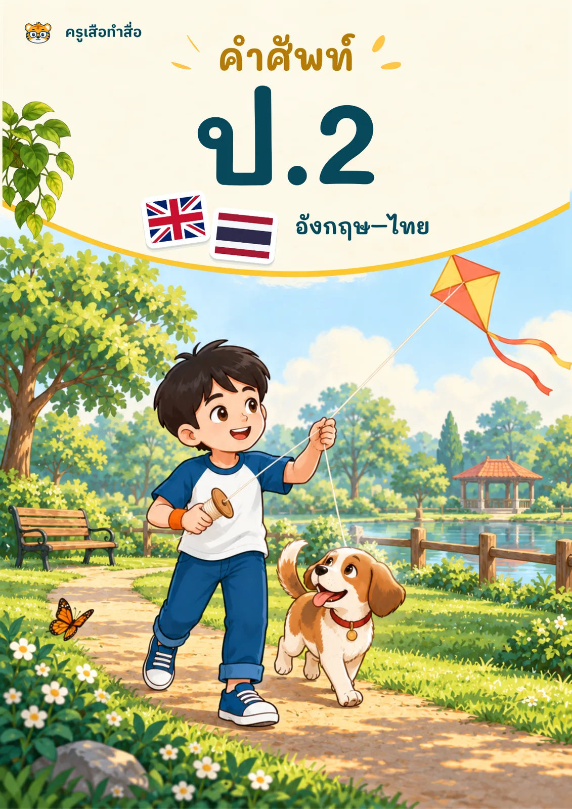 หน้าปก คำศัพท์อังกฤษ ป.2