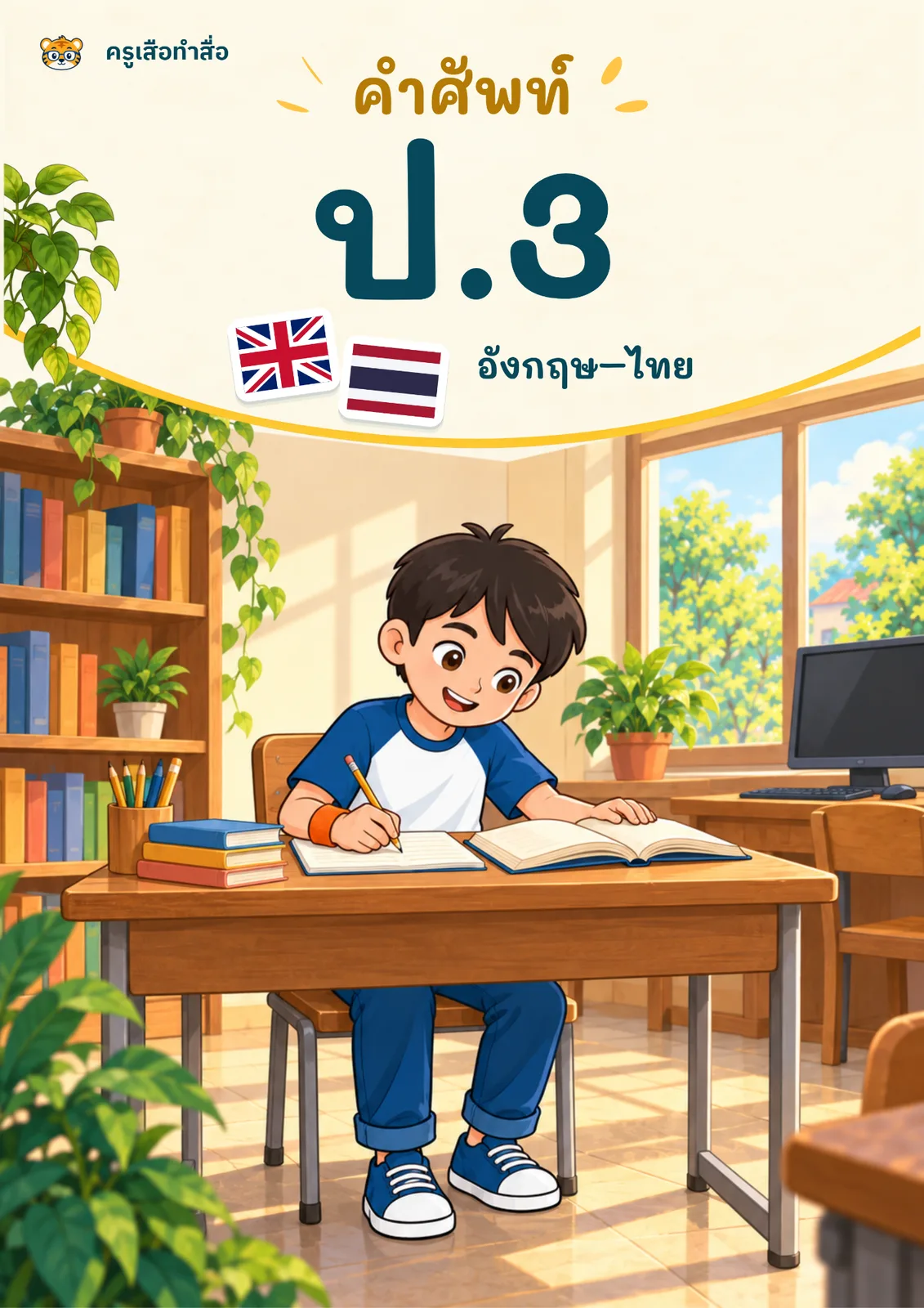 หน้าปก คำศัพท์อังกฤษ ป.3