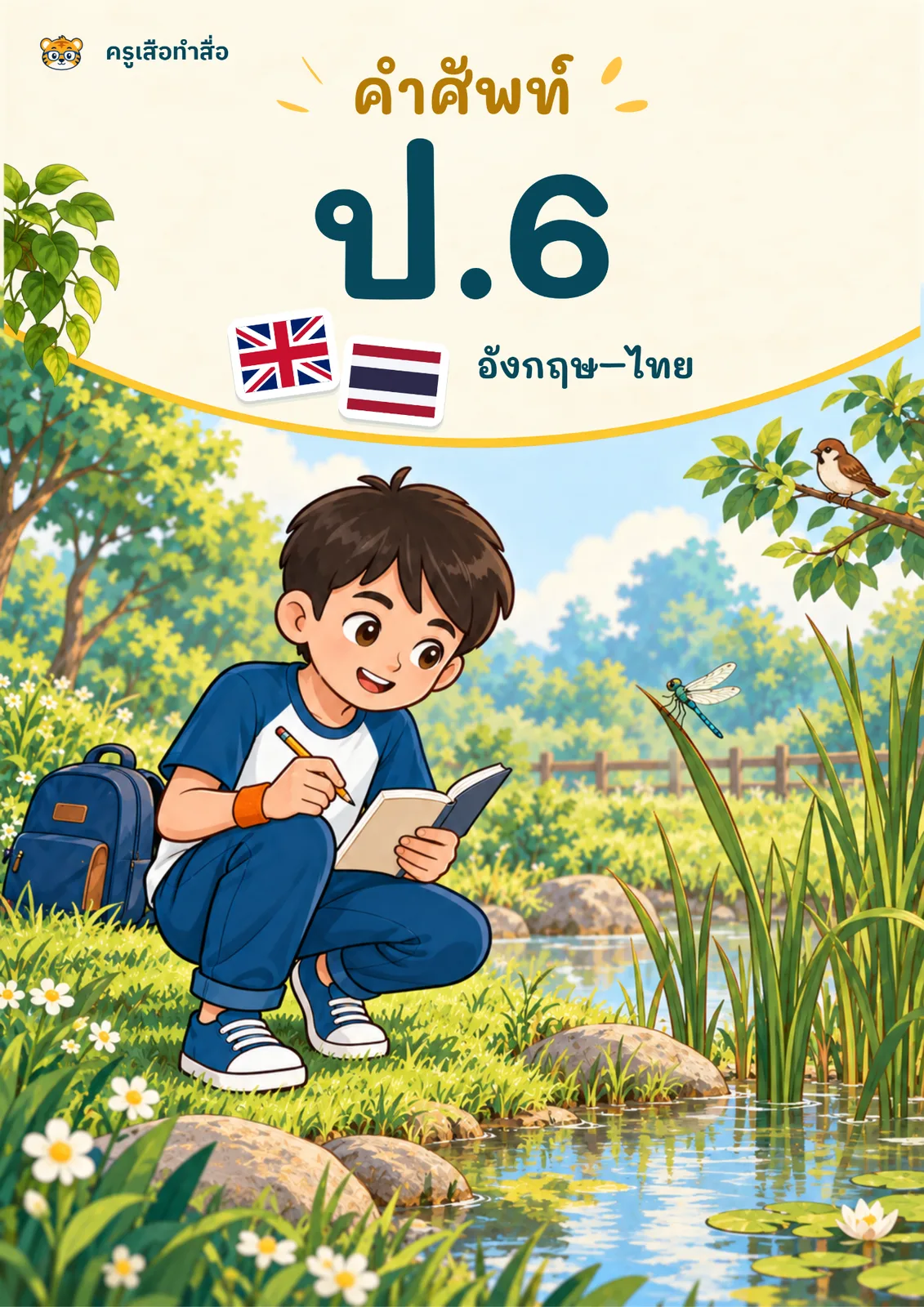 หน้าปก คำศัพท์อังกฤษ ป.6