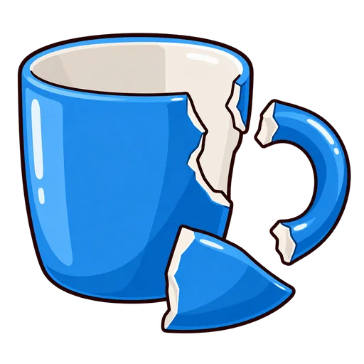 broken