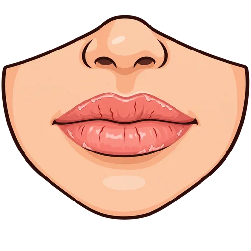 chapped lips