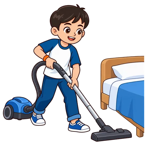 clean the room
