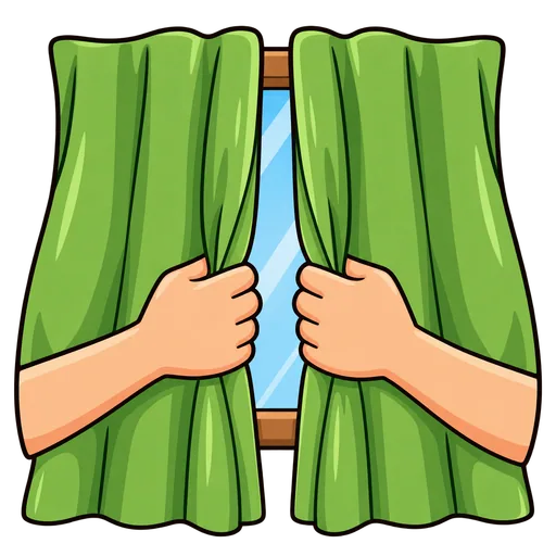 close the curtains