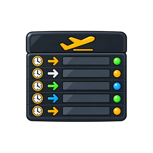 departure board