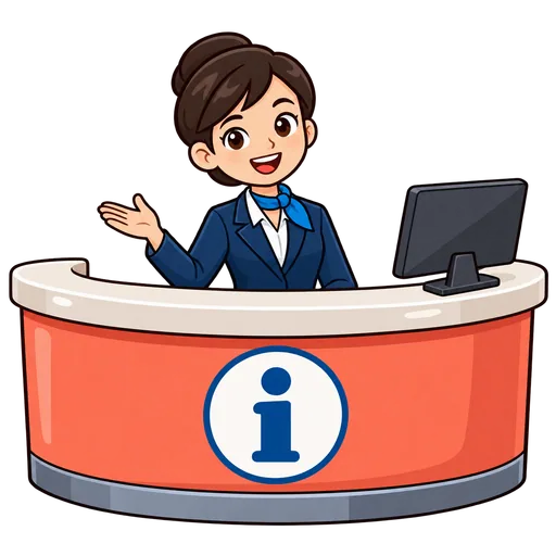 information desk