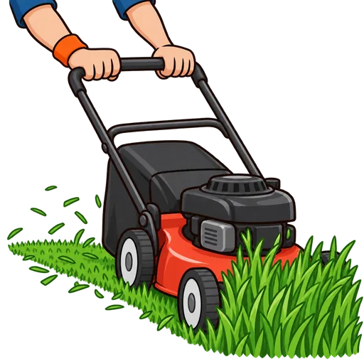 mow the lawn