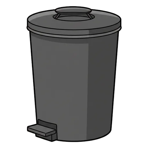 rubbish bin
