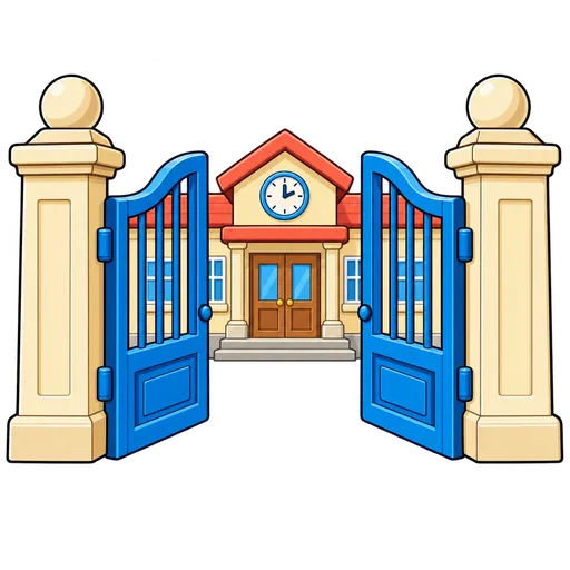 school gate