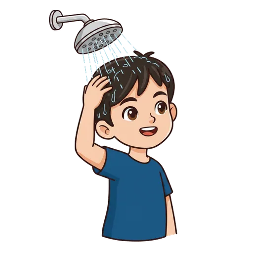take a shower