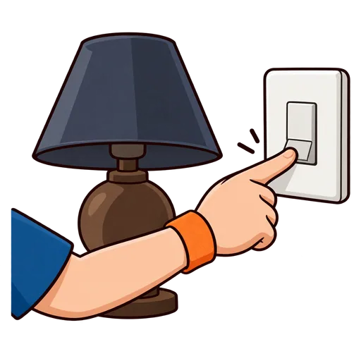 turn off the light